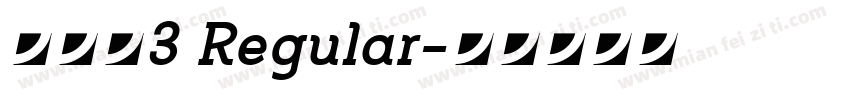 ケアゲ3 Regular字体转换
